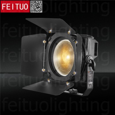 Outdoor LED Spotlight 150W WW/CW or RGBW 4in1 Fresnel Spotlight With Camera IP65 LED Spotlight